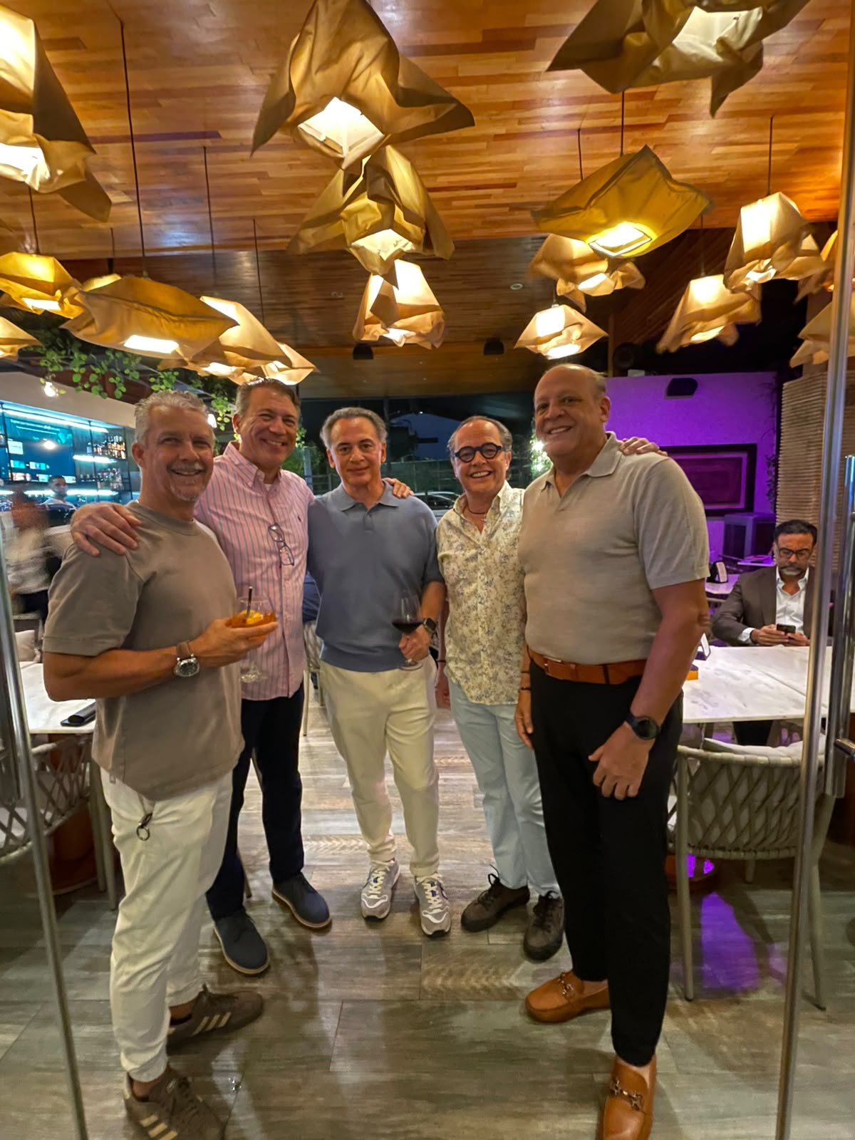 Encuentro de amigos de Bolívar Díaz.