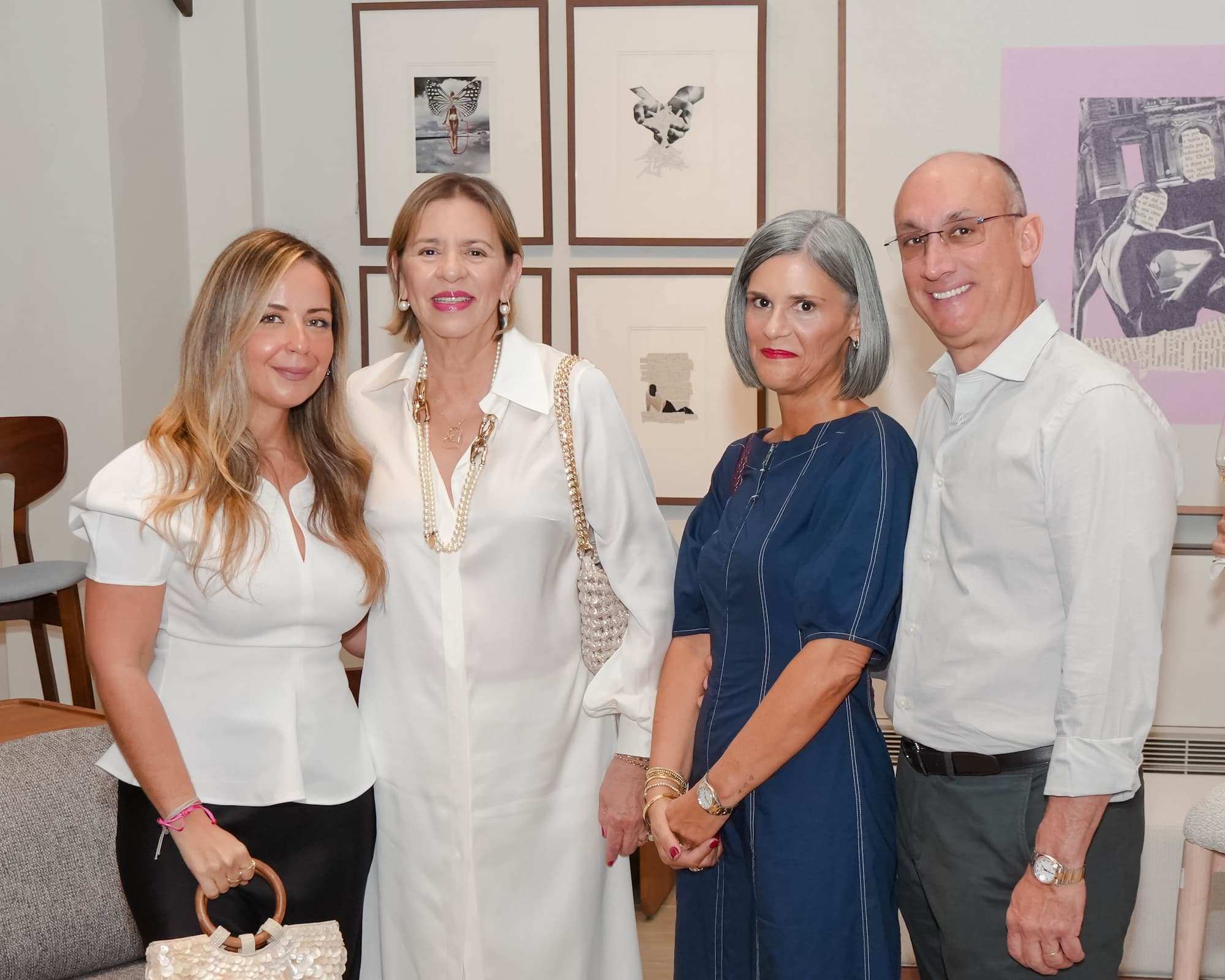 Jennifer Hernández, Josefina Cantisano, Tamadis Morel y Ricardo Mera