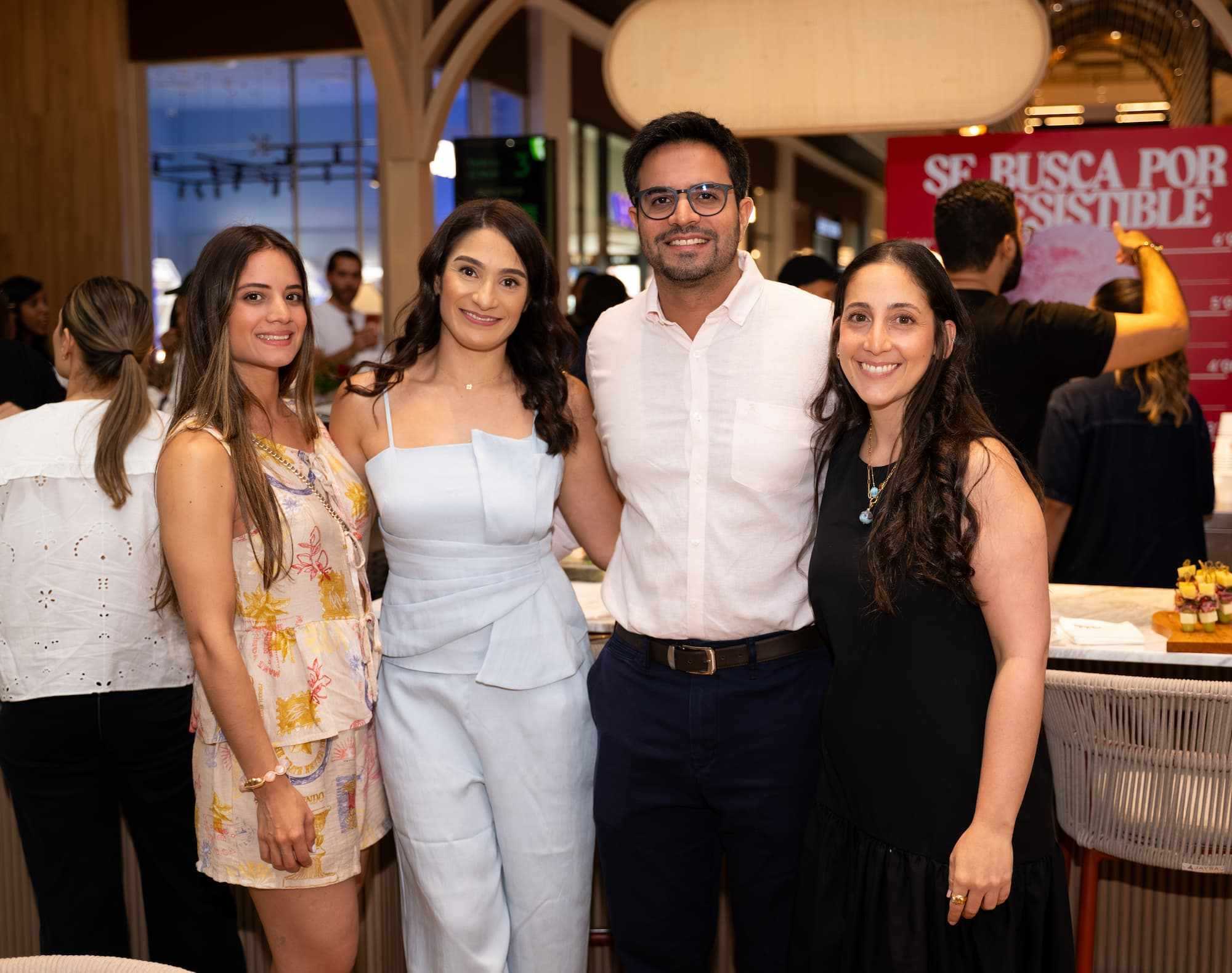 María Amelia López, Leydiana Tavarez, Beatriz Cota y Guillermo López