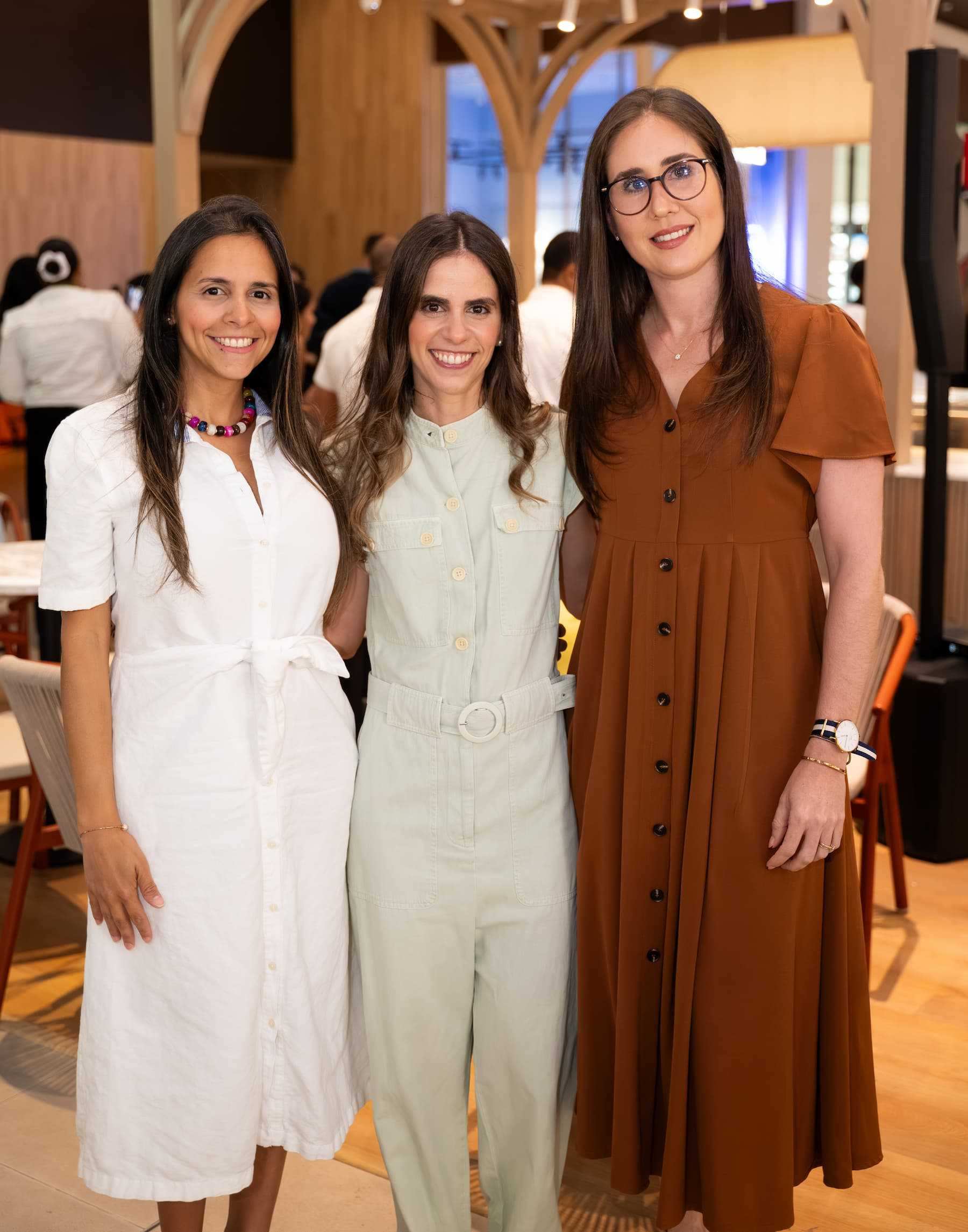 Katherine Mejía, Natalie Bencosme y Raysa Heinsen