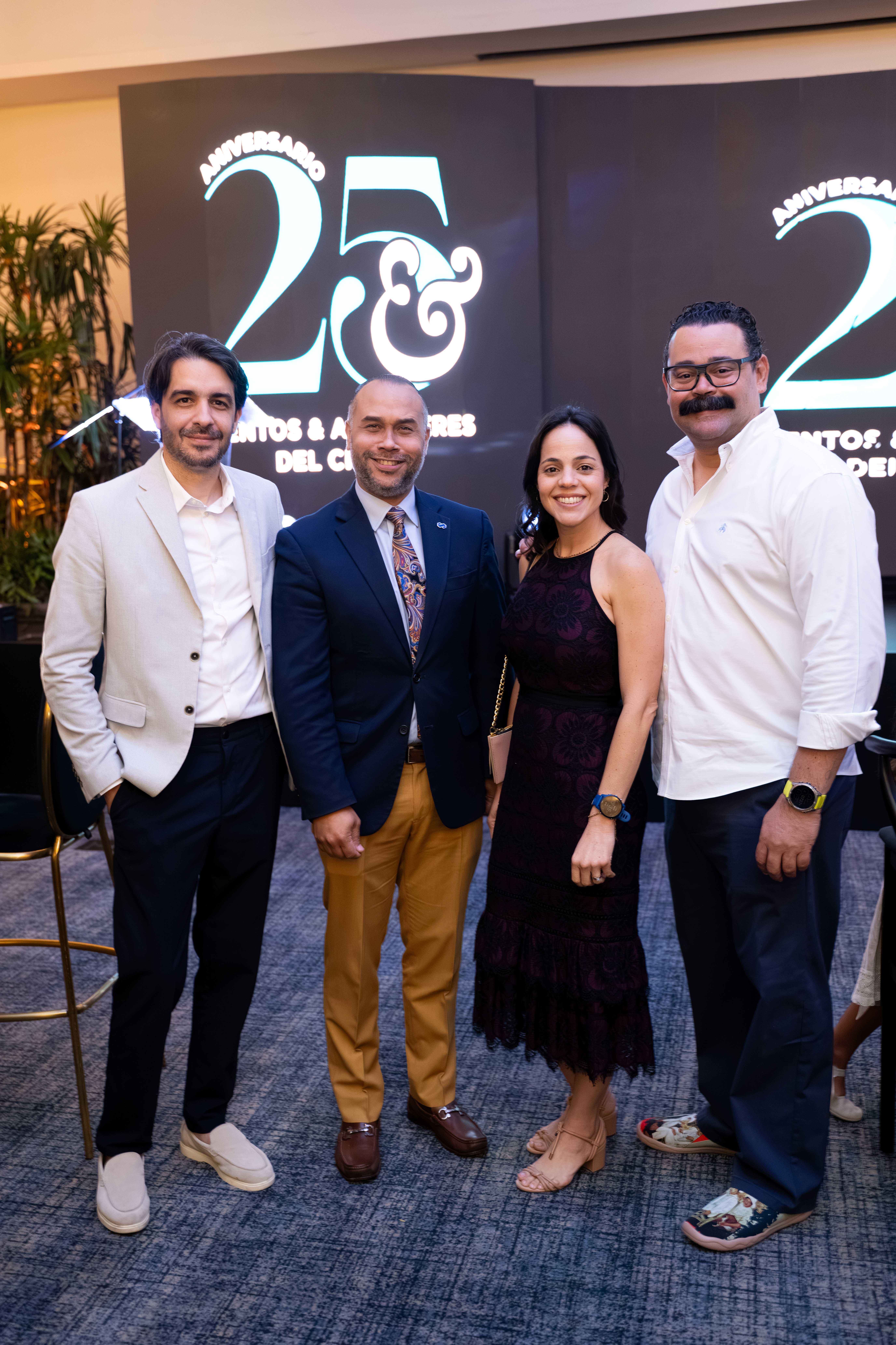 Miguel Hidalgo, Agustín Colón, Laura Finke y Alberto Morel