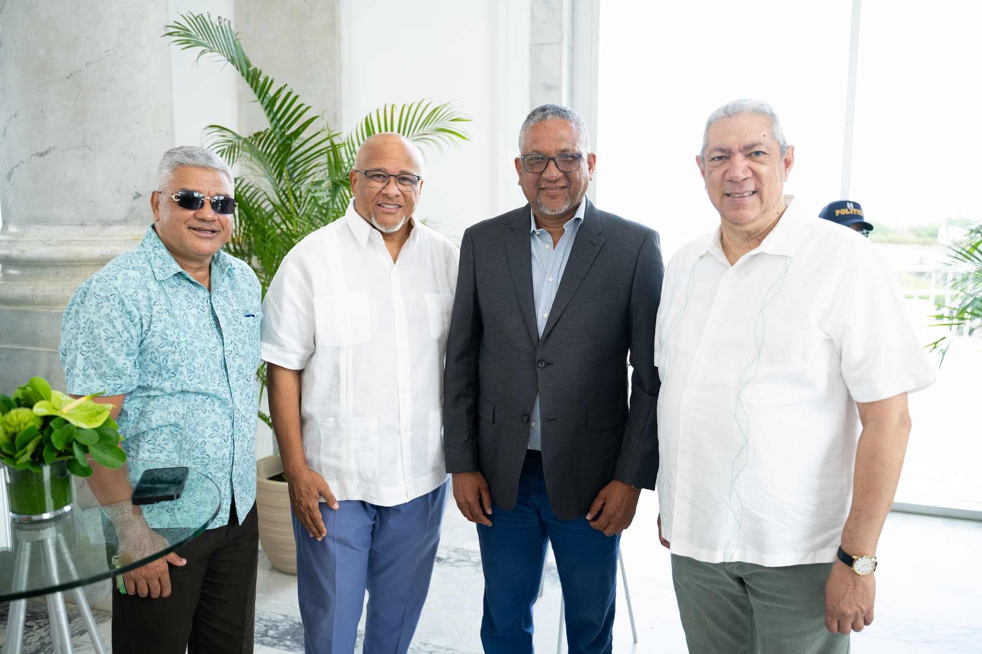 Ramón Bierd, Luciano Aybar, Bartolo García y Junior McDouga