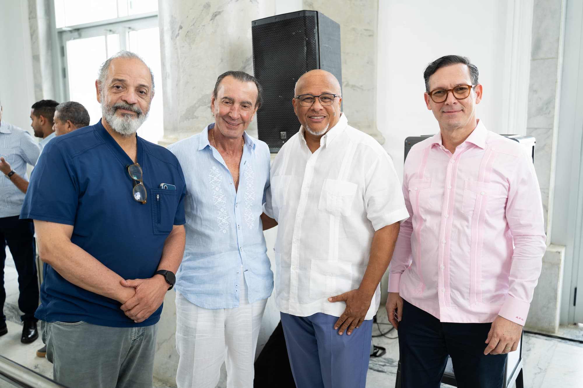 Leonel Liriano, Litto Gómez, Luciano Aybar y Agustín Fernández.