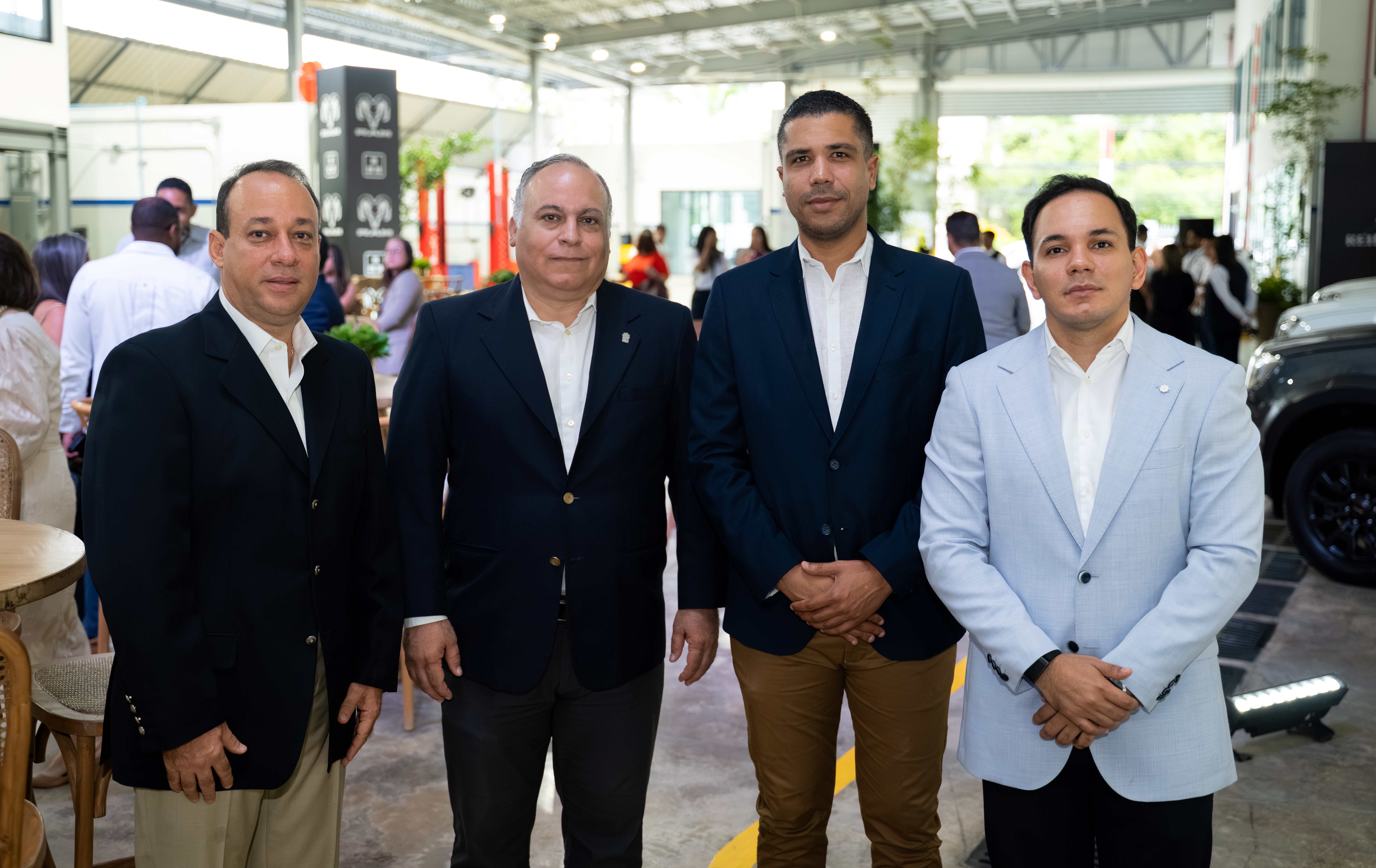 Federico Mera, Héctor Rodríguez, Rafael Pepín y Luis Bolivence