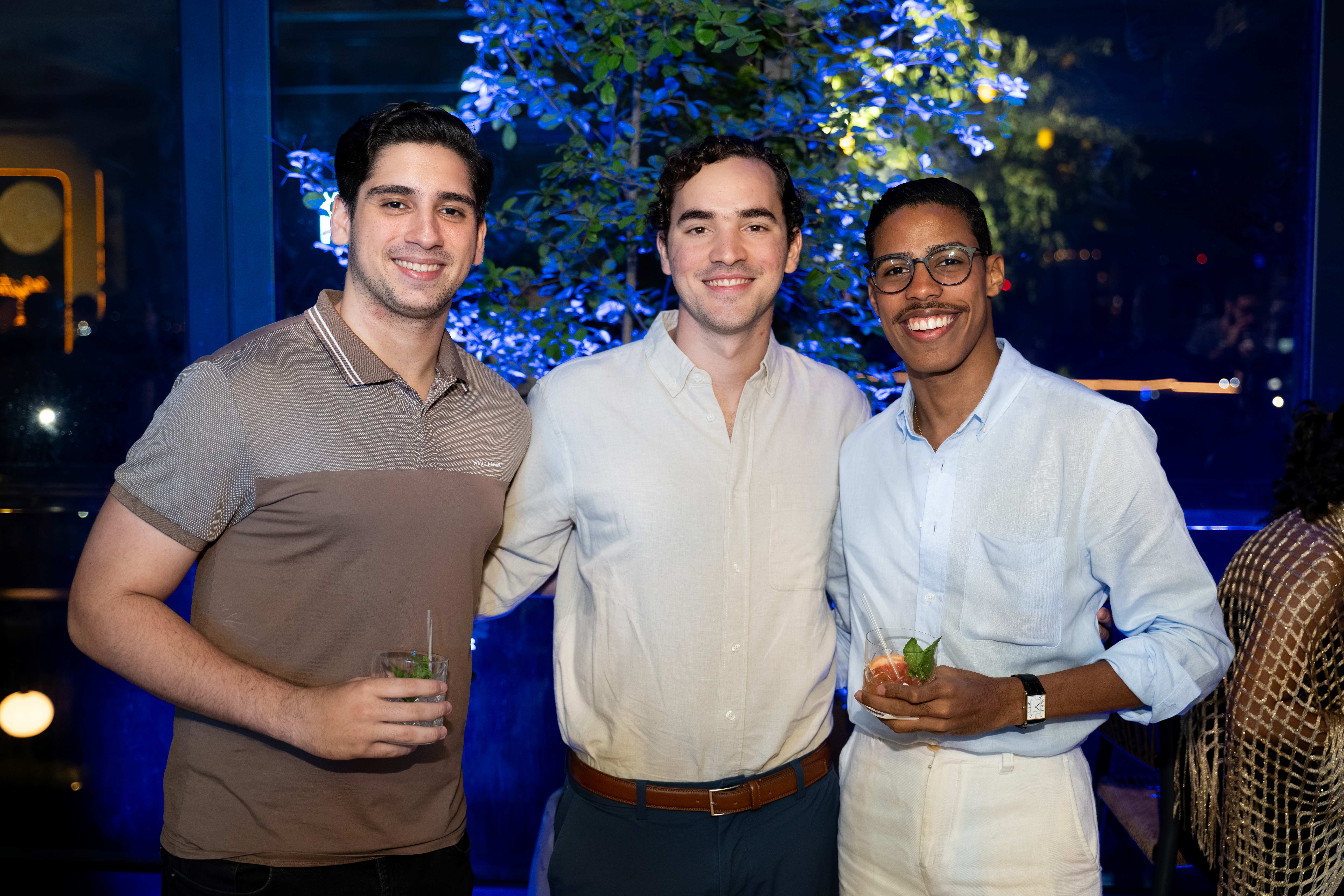 Juan Reyes, Carlos Gutiérrez y Joseph Marmolejos