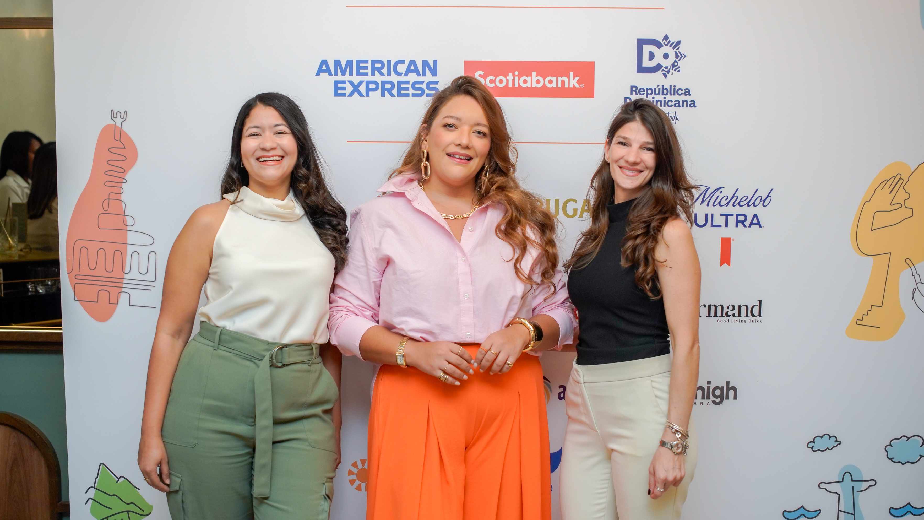 Lisbeth de la Cruz, Elisa Duarte y Alexia Miraglia