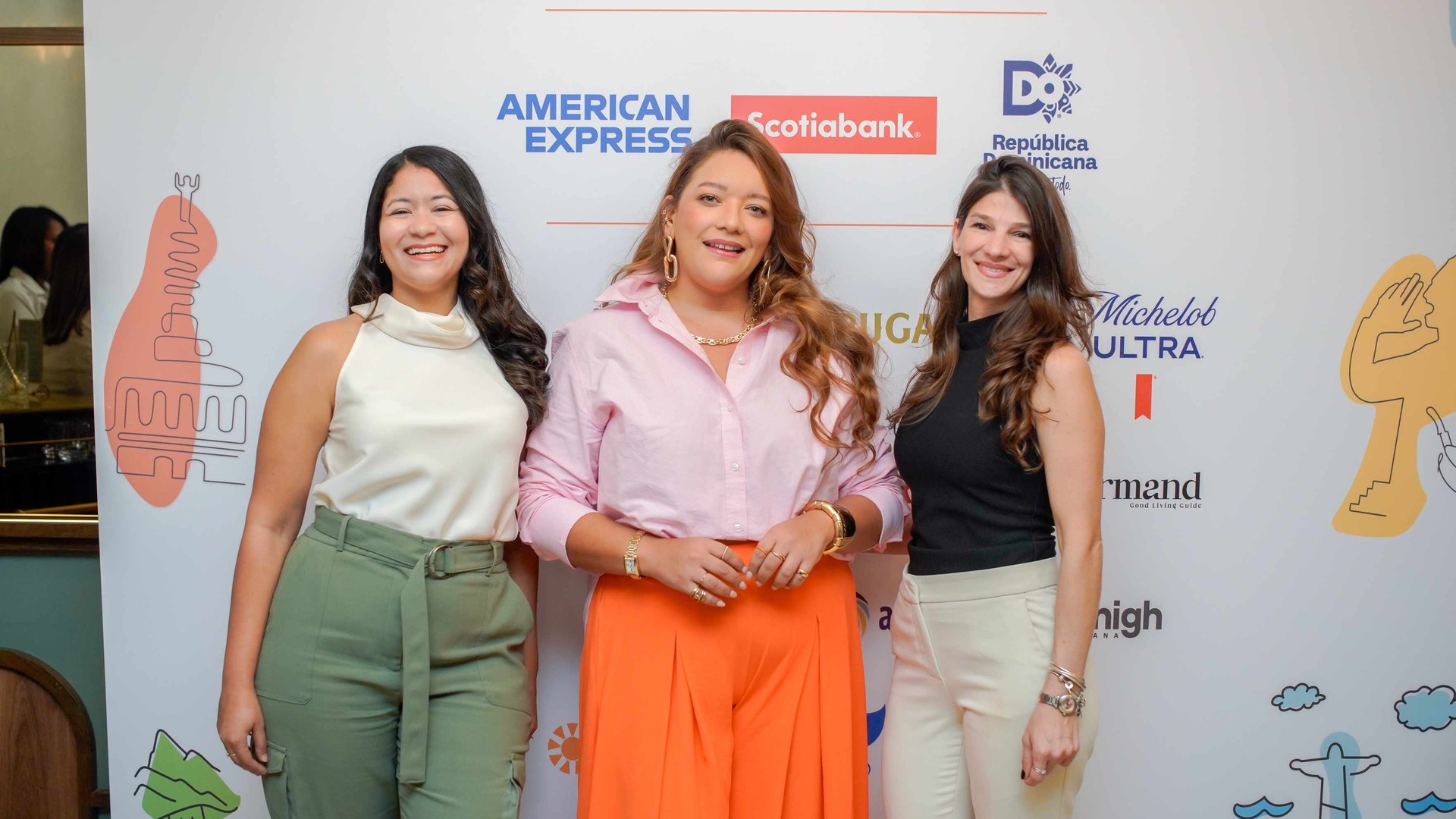 Lisbeth de la Cruz, Elisa Duarte y Alexia Miraglia