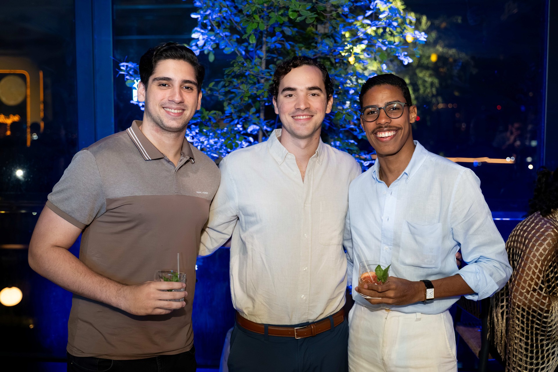 Juan Reyes, Carlos Gutiérrez y Joseph Marmolejos